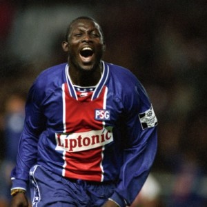 FOOTBALL - CHAMPIONS LEAGUE 1994/95 - 1ST ROUND - PARIS SG / SPARTAK MOSCOW - 941213 - JOY GEORGE WEAH (PSG) - PHOTO FLASH PRESS