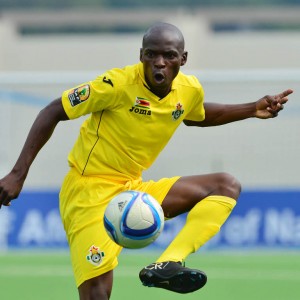 Ocean Mushure of Zimbabwe during the 2016 CHAN football match between Zimbabwe and Zambia at the Rubavu Stadium in Rubavu, Rwanda on 19 January 2016 ©Gavin Barker/BackpagePix