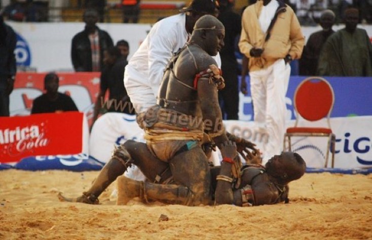 Photo: Balla here routs Modou lo in their first meeting in 2009